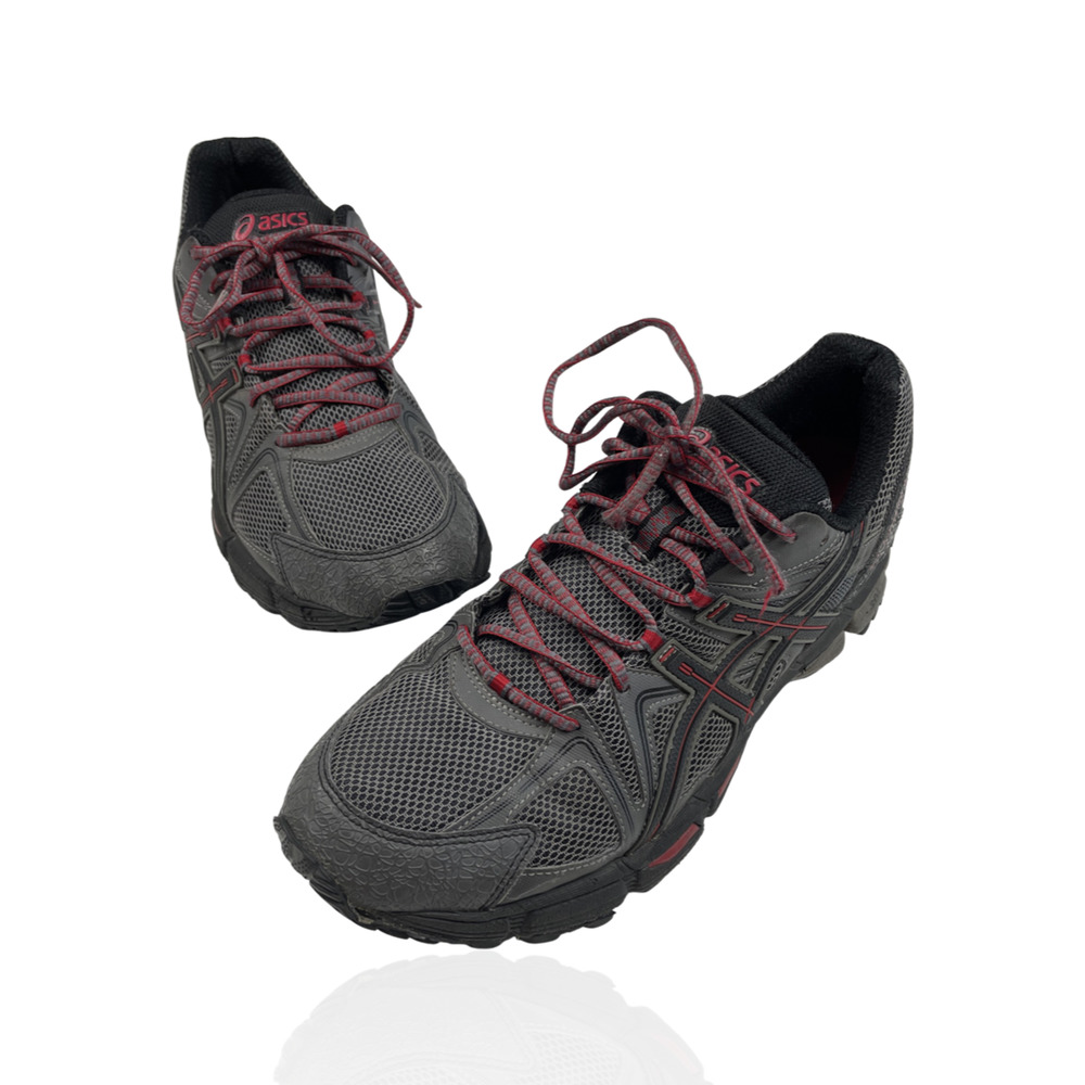 ASICS Men's GEL Kahana 8 Shark/black/true Red T6LON 9690 SIZE 12